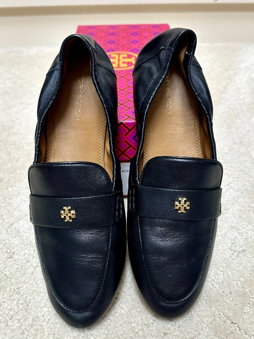 Tory Burch Ballet Loafer Perfect Black size 8